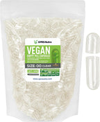 XPRS Nutra Cápsulas Vacías Tamaño 00 - 5000 uds, Veganas y Vegetarianas
