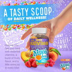 Vital+Boon Dippin' Dots - Gominolas Multivitamínicas para Adultos - Vitaminas A, B6, C, D3, E y Ácido Fólico - Vegetarianas, No GMO, Sin Gluten (60 Unidades)