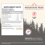 Mountain Peak Nutritionals Fórmula Articular - Glucosamina, Boswellia y Vitamina C - 120 Cápsulas