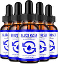 Vitavault Gluco Reset Drops - Maximum Strength, All Natural Formula (5 Pack)