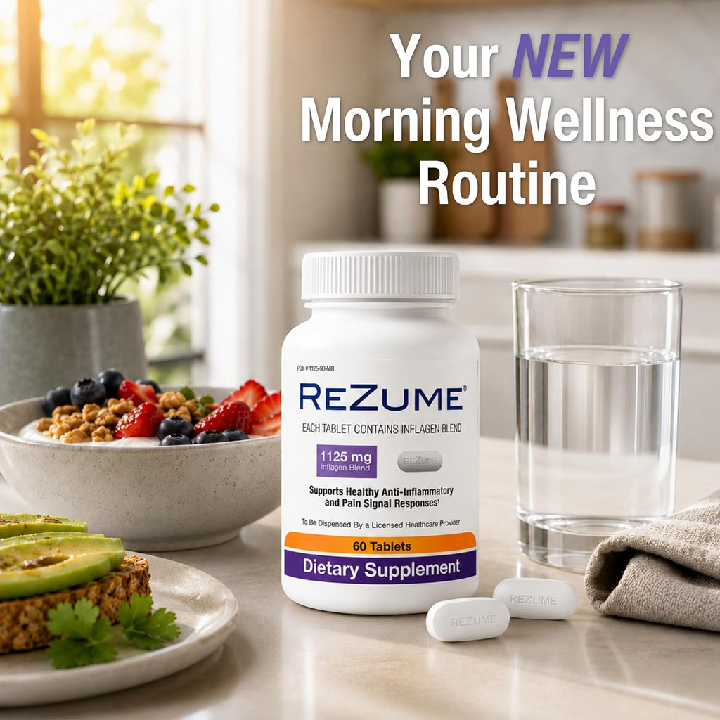 CryoDerm REZUME Tablets Full Spectrum Inflagan Blend Formula (60 Comprimidos)