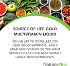 NaturesPlus Source of Life GOLD Multivitamínico Líquido - 890 ml (30 oz)