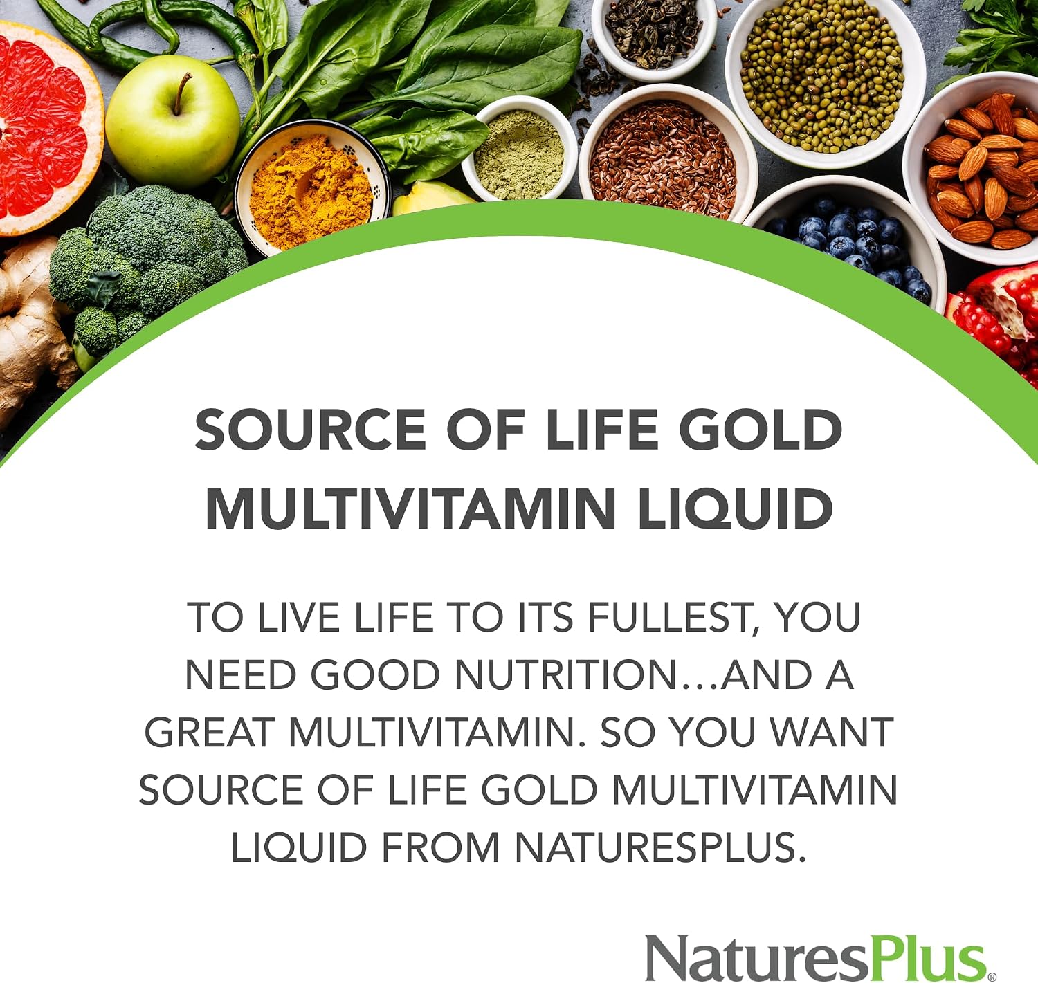 NaturesPlus Source of Life GOLD Multivitamínico Líquido - 890 ml (30 oz)