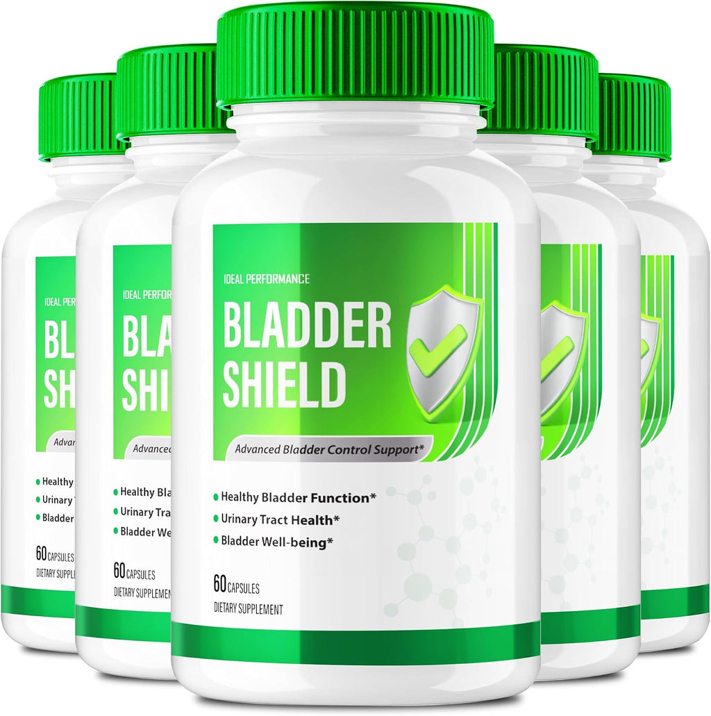 Bladder Shield Cápsulas - Suplemento Avanzado para el Control de la Vejiga (5 Paquetes)