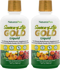 NaturesPlus Source of Life GOLD Multivitamínico Líquido - 2 Pack (2 x 887 ml)