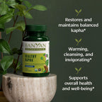 Banyan Botanicals Organic Healthy Kapha – Suplemento Herbal Caliente y Vigorizante – Apoya el Movimiento Sistémico, la Energía Física y la Circulación – 90 Comprimidos – USDA Orgánico