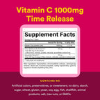 Natural Factors - Vitamina C 1000 mg, Liberación Prolongada, 90 Comprimidos