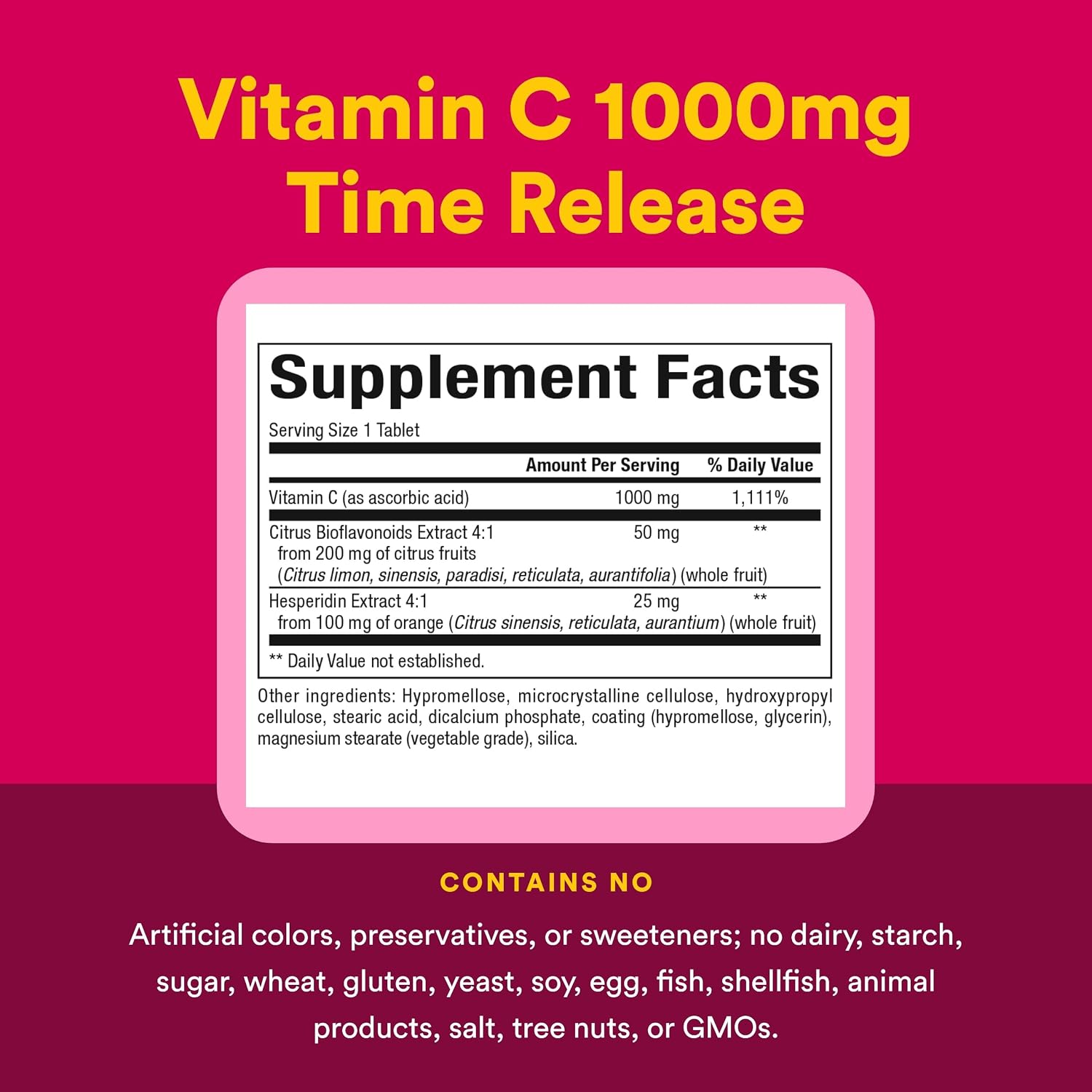 Natural Factors - Vitamina C 1000 mg, Liberación Prolongada, 90 Comprimidos