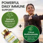 Organic Veda Amla + Cápsulas - Extracto Concentrado de Amla 20X con Vitamina C Natural