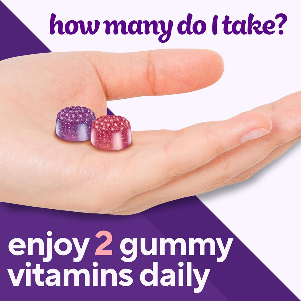 Vitafusion Women's Multivitamin Gummy - 150 Adult Gummies with Vitamins A, B, C, D, E - Berry Flavor - Gluten-Free and Dairy-Free