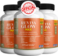 GREENVIFY Reviva Glow Max - Suplemento para Cabello, Piel y Uñas | Biotina, Calcio, Magnesio, Folato y Mezcla de Hierbas | 180 Cápsulas, Vegano y Sin Gluten