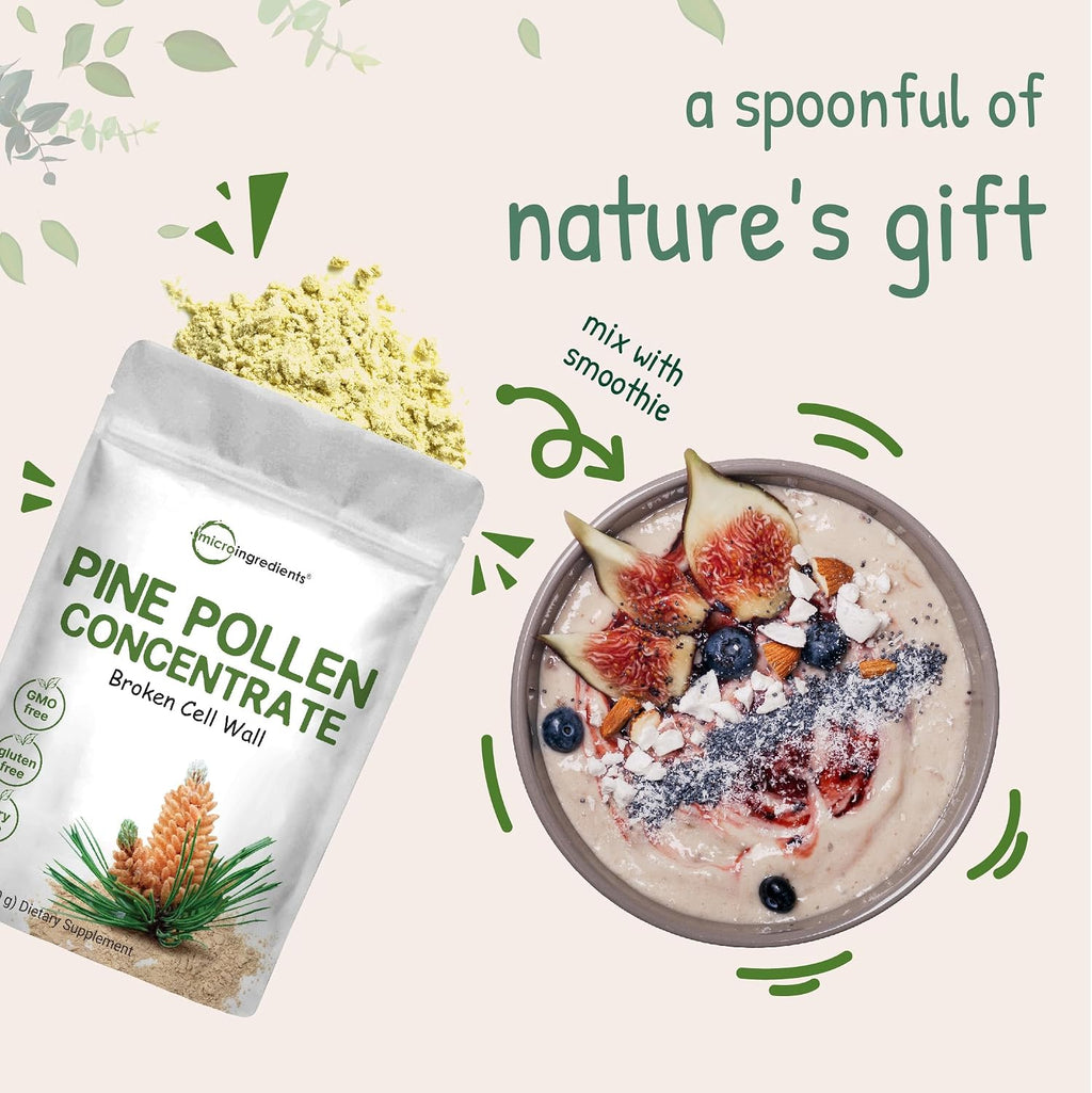 Polen de Pino en Polvo Puro - 170 g (6 oz) - Micro Ingredients