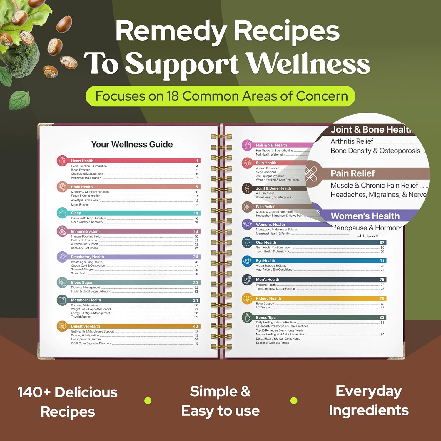 The Natural Healing Handbook: Guía de remedios herbales y recetas naturales