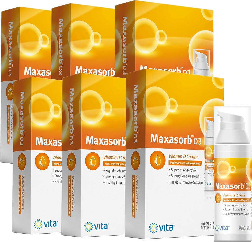 Vita Sciences Crema de Vitamina D3 para Cara y Cuerpo, 1000 IU