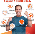 Gominolas ADK+Vitamina B12 Sin Azúcar - Vitamina D3 10000 UI, K2 MK-7 240 mcg, B12 5000 mcg, Multivitamínico Vegano para Adultos