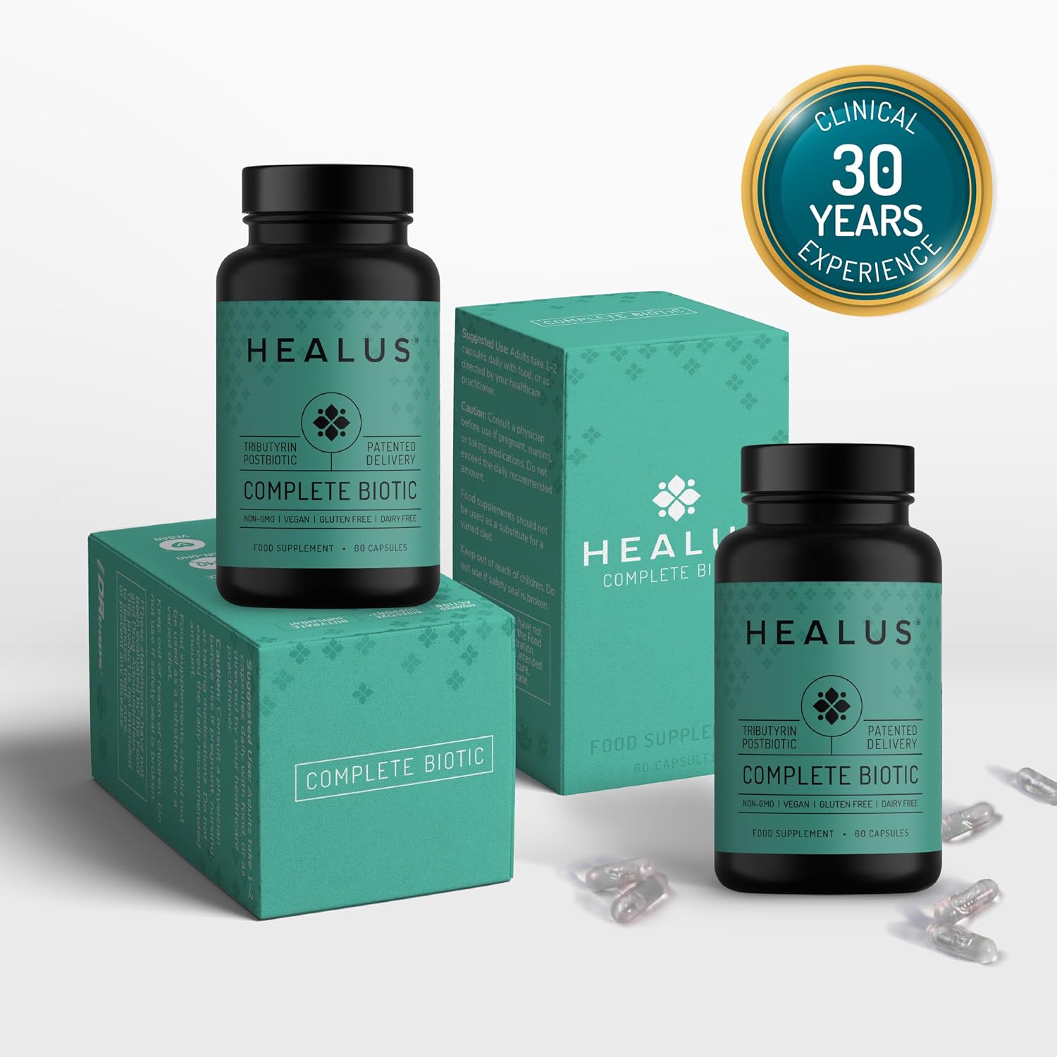 Healus Complete Biotic - Suplemento de Tributirina Postbiótico