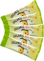 Greenbow Organic Bee Pollen - Polen de Abeja Orgánico Certificado USDA, No Transgénico, Halal, Kosher, GMP, Puro y Natural - Superalimento Rico en Proteínas, Vitaminas y Minerales - Sin Gluten - 5g x 40 sticks