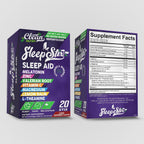 Clean Nutraceuticals Sleep Aid – Polvo de Melatonina con Triptófano, Glicina, Valeriana, Magnesio, L-teanina, Zinc, Inositol, GABA, B6, 5-HTP – 20 Sticks