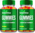 GreenVow Hemp Gummies - Suplemento Natural en Gominolas para el Bienestar General (2 Pack)