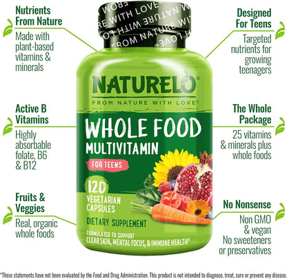 NATURELO Multivitamínico para Adolescentes – Sistema inmunitario: La vitamina D y el zinc contribuyen al – Image 2