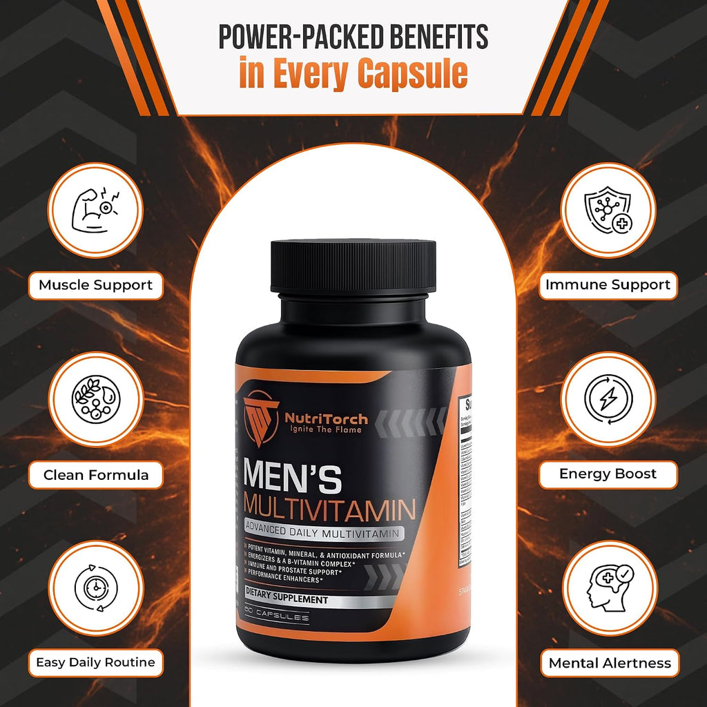 NutriTorch Multivitamínico para Hombres – 60 Cápsulas