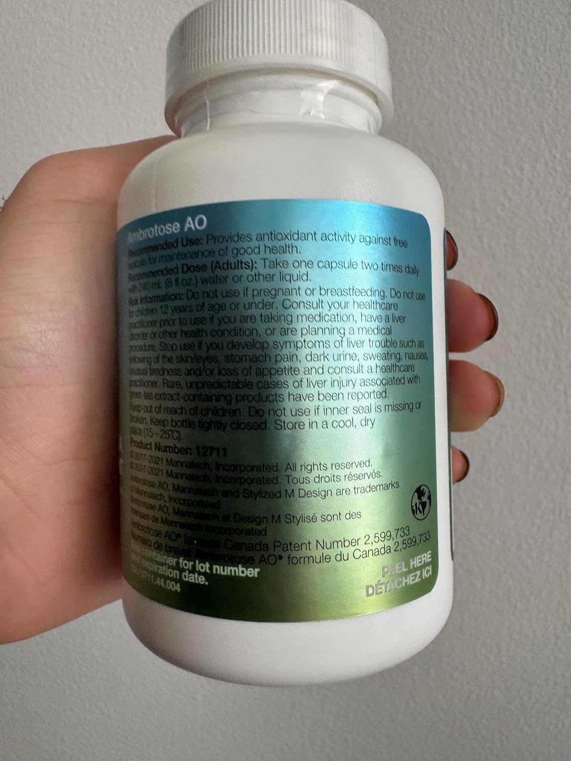 Mannatech Ambrotose AO 60 Cápsulas