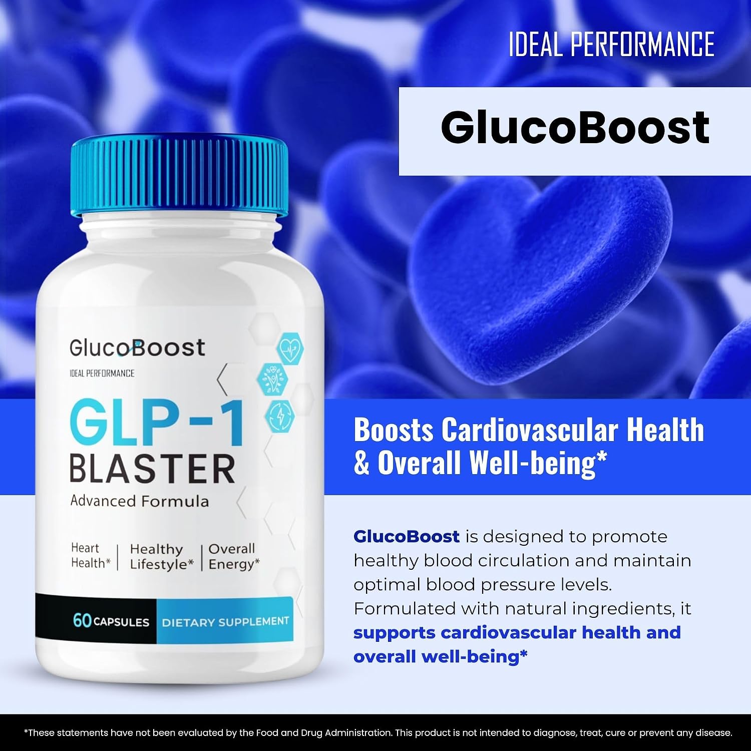GlucoBoost Cápsulas, Suplemento de Aporte Nutricional - Fórmula Natural Máxima Potencia (5 Envases)