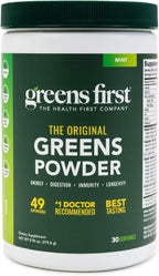 Greens First El Polvo Verde Original - Menta, 30 Porciones