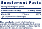 Life Extension Vitamina D3 Vegana 5000 IU – 60 Cápsulas