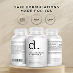 Daily Defense - Vitamina D3 y K2 2000 UI, 100 Comprimidos Masticables