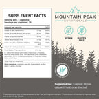 Mountain Peak Nutritionals Fórmula de Apoyo al Estado de Ánimo – 90 Cápsulas Vegetales