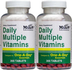 Daily Multiple Vitamins Multivitamínico Multimineral, 365 Comprimidos (Pack de 2)