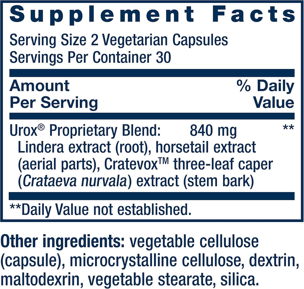 Life Extension Salud Vesical Femenina - 60 Cápsulas Vegetarianas