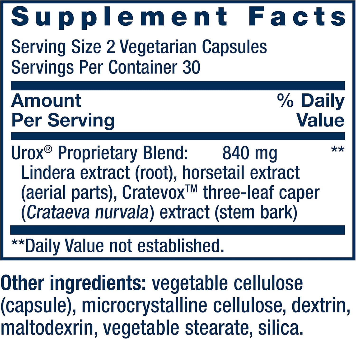 Life Extension Salud Vesical Femenina - 60 Cápsulas Vegetarianas