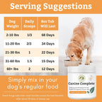 Canine Complete - Polvo Multivitamínico para Perros con Calabaza - 227 g (22 cucharadas)