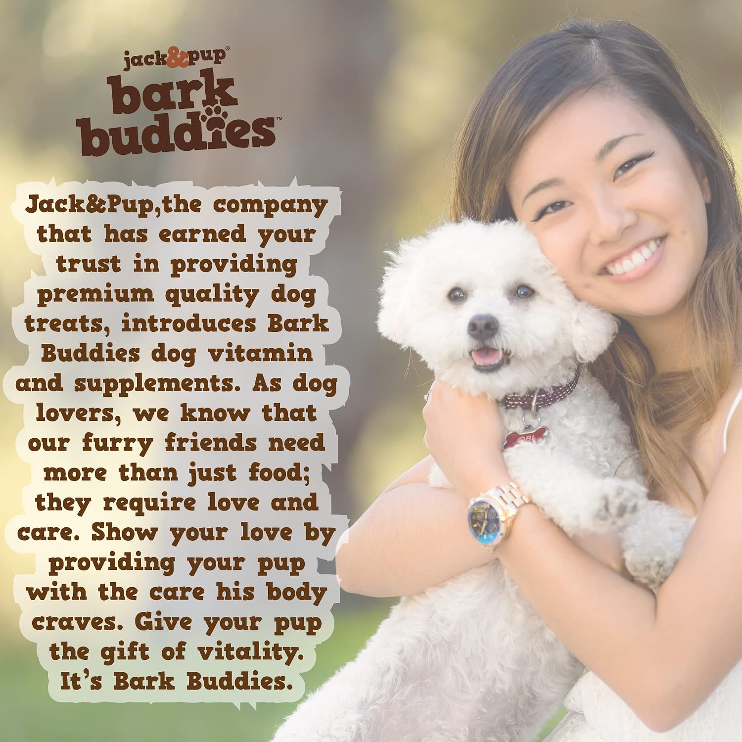 Jack&Pup Pro-Digest Bark Buddies - Probióticos Masticables para Perros (60 uds)