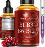 Prime Code Gotas Líquidas de Complejo B con Vitaminas B1, B3, B6 y B12