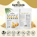 Organic Yellow Maca Powder, Natural Superfood, Vegan - 454 g