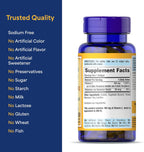 Puritan's Pride Vitamina E 184 mg (400 UI) con Selenio 50 mcg, 100 Cápsulas Blandas de Liberación Rápida