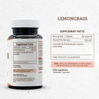 Lemongrass (Cymbopogon citratus) 800 mg, 60 Cápsulas - Secrets of the Tribe