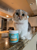 Skin and Coat Supplement for Cats - 90 Tasty Soft Chews - Omega 3 Fish Oil, Biotin, Vitamin E Supports Skin & Fur Health - 3.2 oz