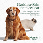 Nourish Pet Co. Fitoplancton Omega y Multivitamínico para Perros y Gatos – Suplemento de Omega-3 de Fitoplancton – Fórmula de Bienestar para Piel, Pelaje, Articulaciones, Equilibrio Inmune y Vitalidad 80g