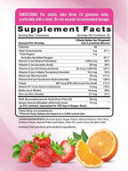 Nature's Truth Prenatal Multivitamin Gummies | con DHA y Ácido Fólico | 60 gomitas | Sabor a fruta | Sin gluten y Non-GMO