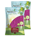 Food to Live Polvo de Zumo de Grosella Negra Orgánica, 1.8 kg (4 libras) - No OGM, Crudo, Kosher, Vegano, Rico en Antioxidantes