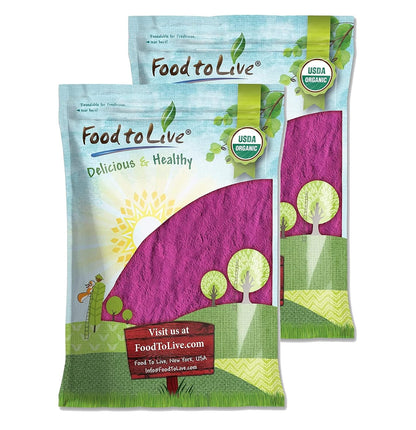 Food to Live Polvo de Zumo de Grosella Negra Orgánica, 1.8 kg (4 libras) - No OGM, Crudo, Kosher, Vegano, Rico en – Image 8