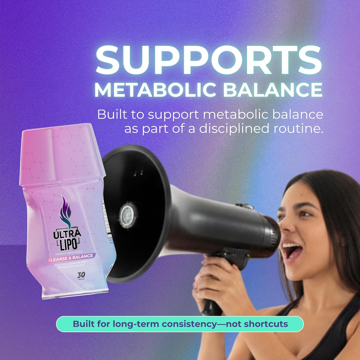 Ultralipo Natural Fat Burner & Appetite Suppressant - 30 Cápsulas