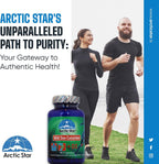 Arctic Star - Pepino de Mar con Vitamina D3, Cápsulas de Extracto de Pepino de Mar Silvestre Islandés (90 Cápsulas, 400mg)