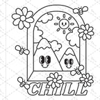 Cozy Coloring Good Vibes: Más de 50 Páginas Fáciles con Perforaciones para Colorear