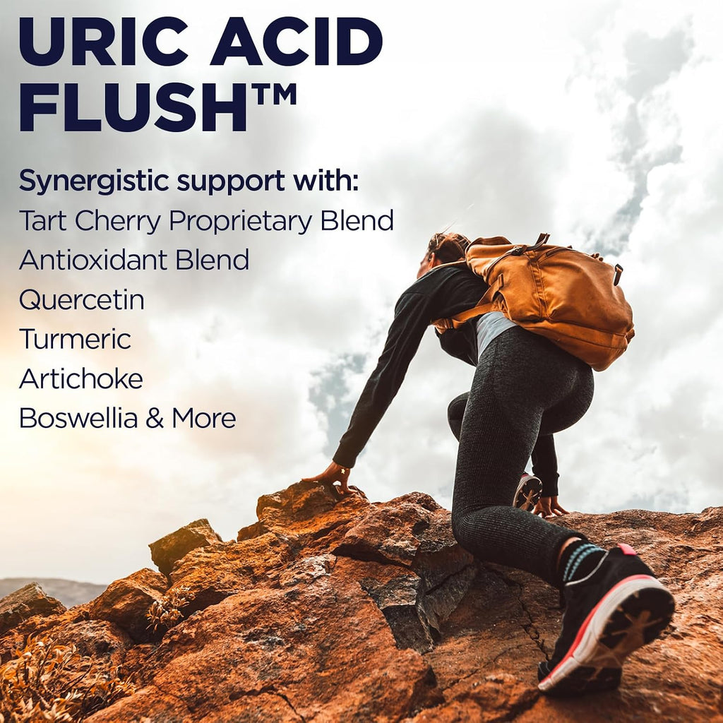 KAL Uric Acid Flush | Mezcla de arándano, apio y más para la comodidad articular | 60 cápsulas vegetales