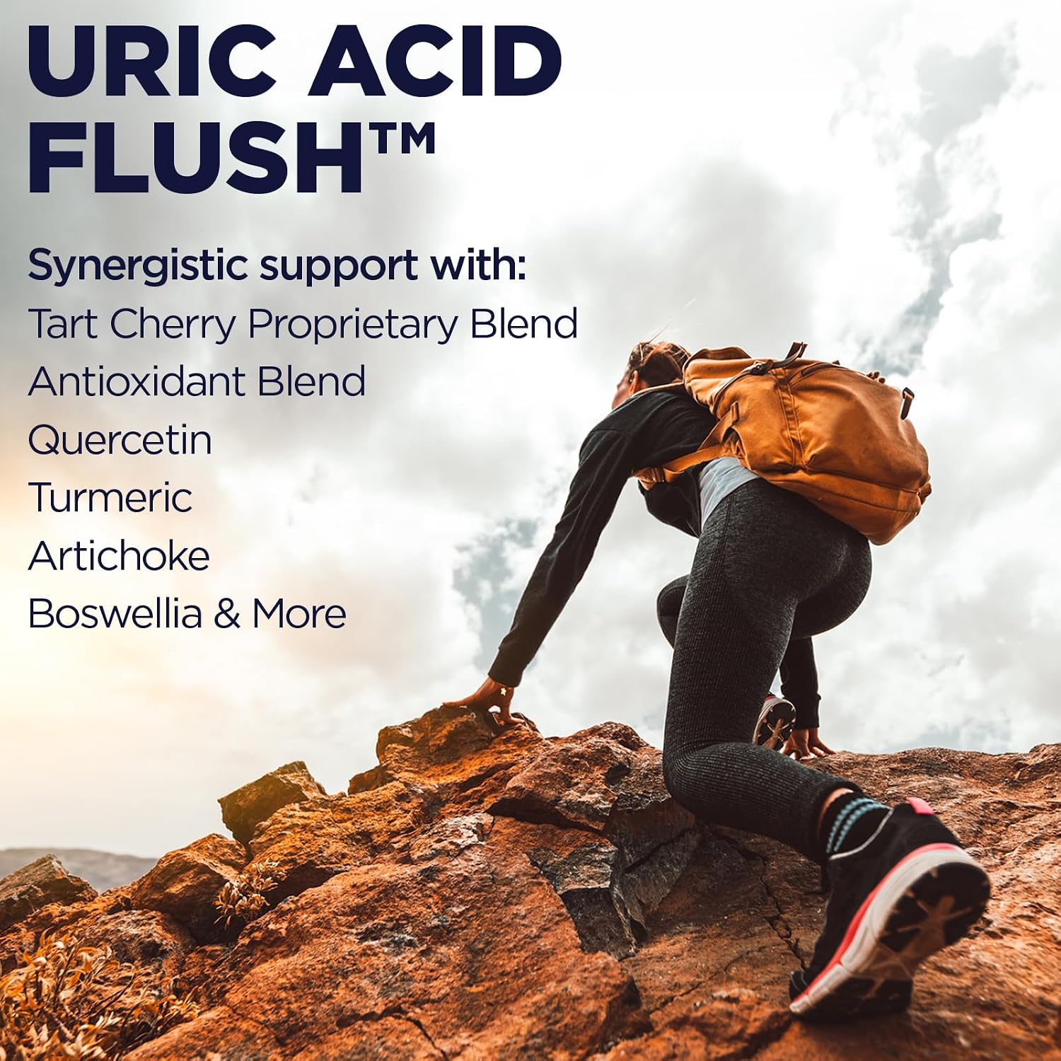 KAL Uric Acid Flush | Mezcla de arándano, apio y más para la comodidad articular | 60 cápsulas vegetales